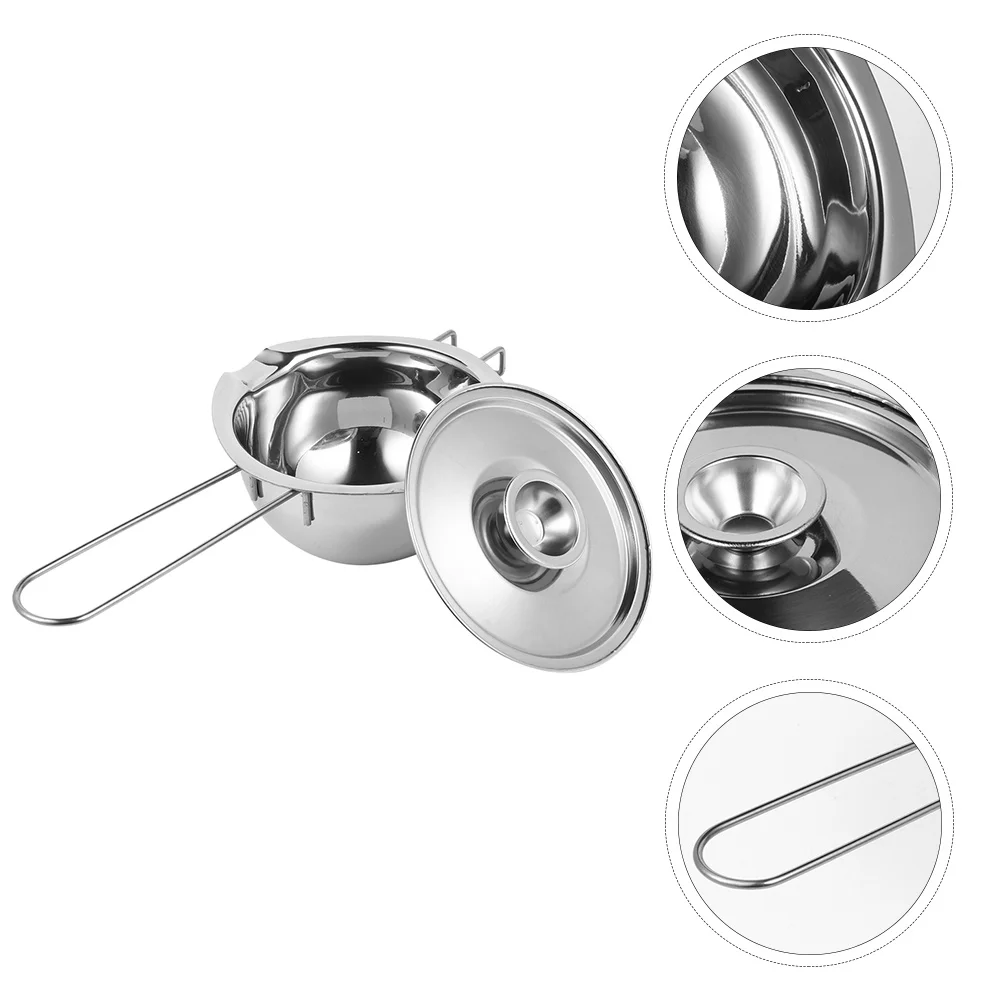Pot Melting Chocolate Boiler Butter Stainless Steel Double Warmer Bowl