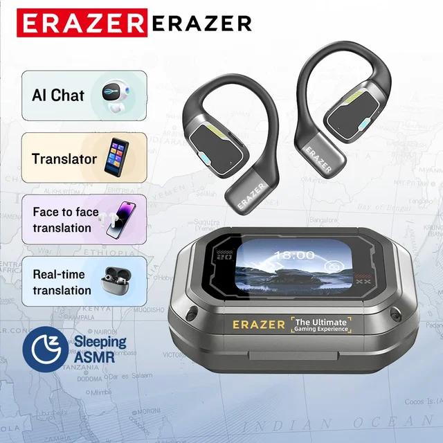 [AI Earphone]Translator Erazer XP6 Bluetooth Earphones Sleep ASMR Headset DIY Equalizer APP AI Wireless Headphones Office Travel 1