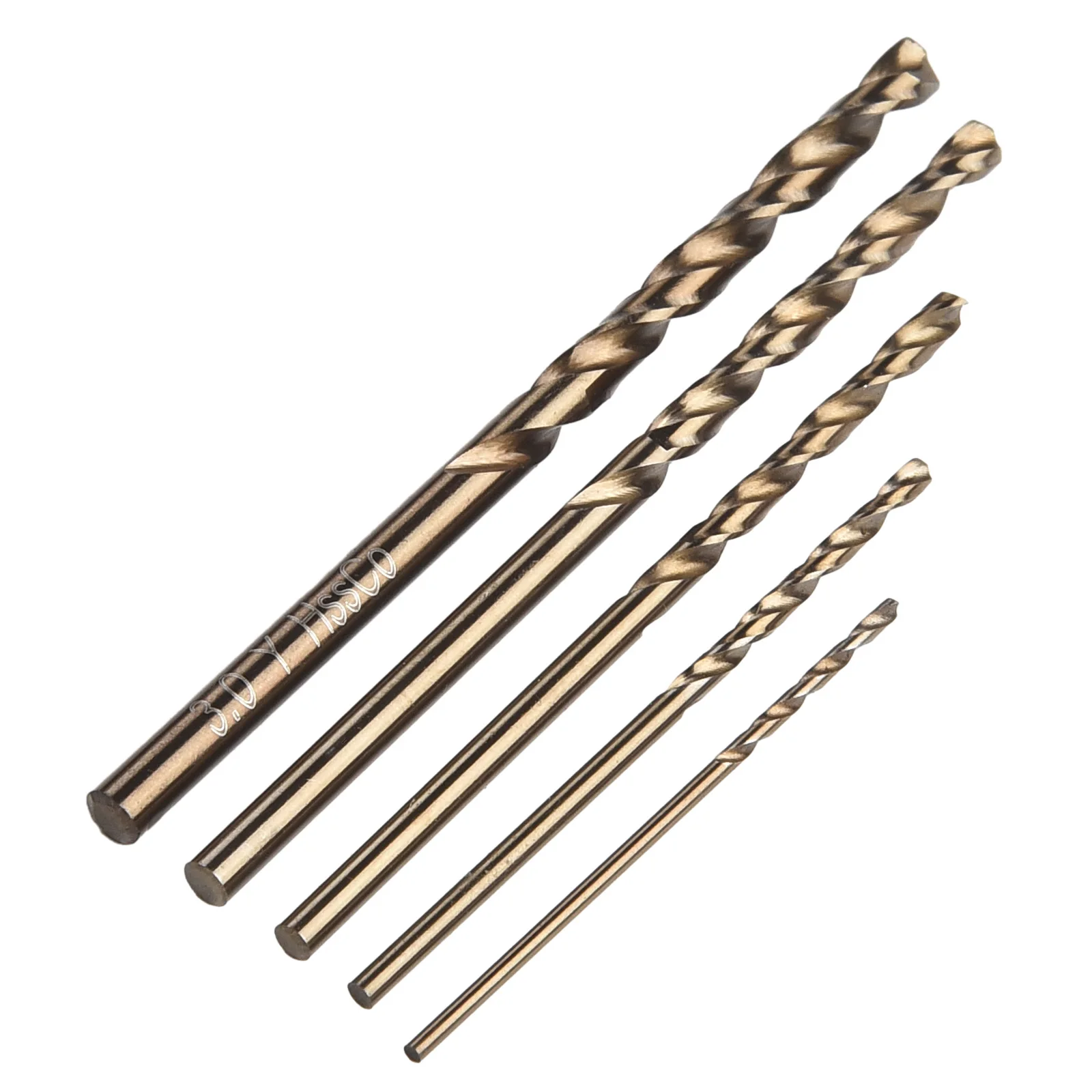 

5pcs HSS-M35 Cobalt Drill Bit Set 1mm 1.5mm 2mm 2.5mm 3mm Hole Cutter For Metal Stainless-Steel Drilling Woodworking Tools