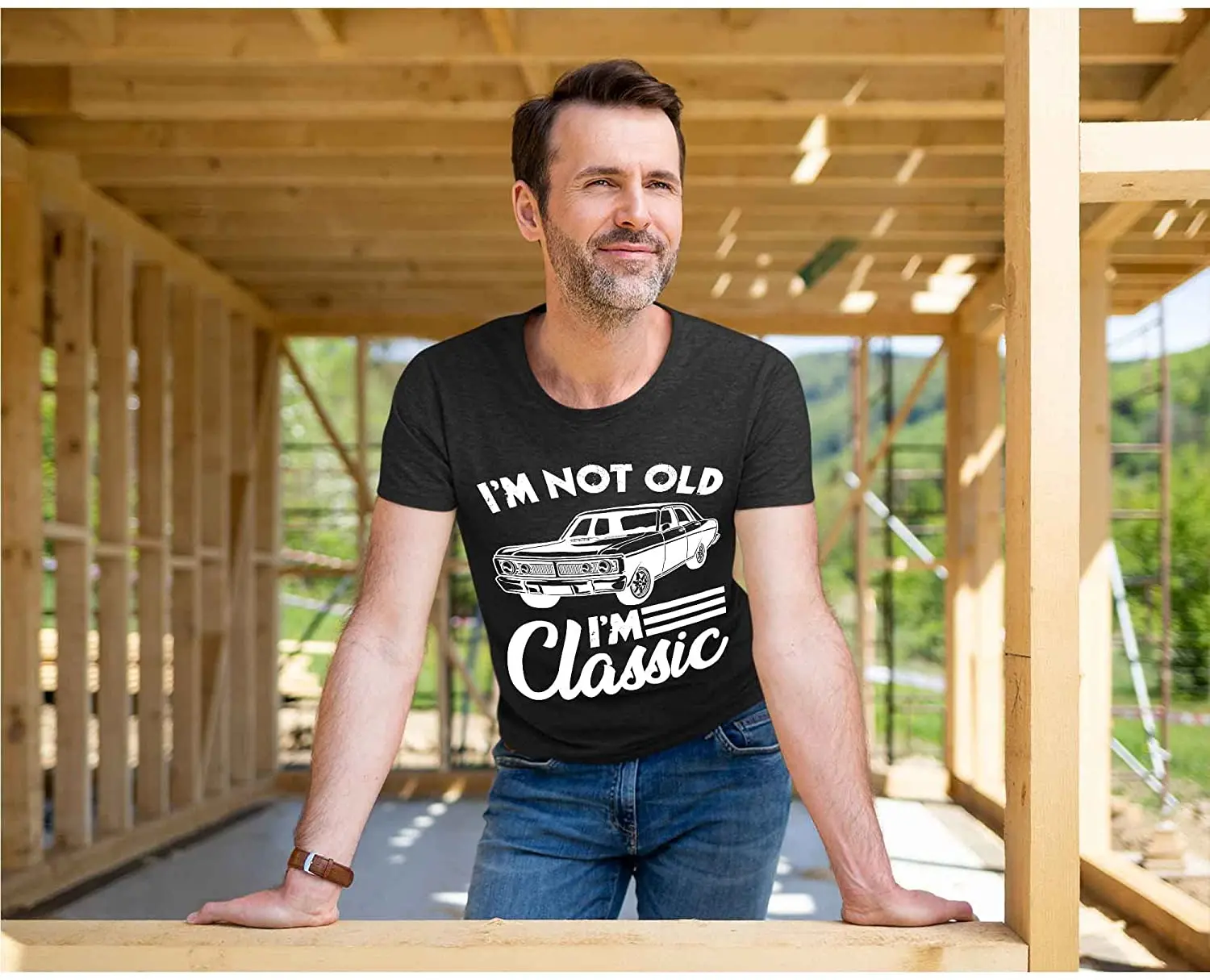 

Забавная Мужская футболка I'm Not Old I'm Classic Car