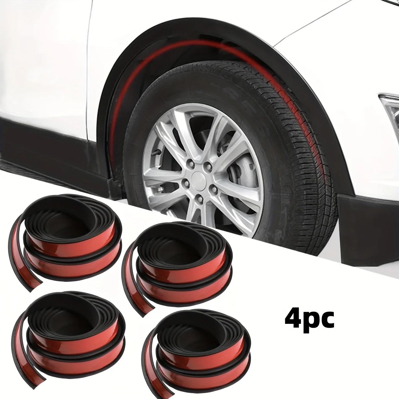 Car Door Sill Protector Anti-Scuff Pads Universal Carbon Fibre Pedal Trim Scratch-Resistant Impact Guards Boot Liner Protectors - الصورة 3