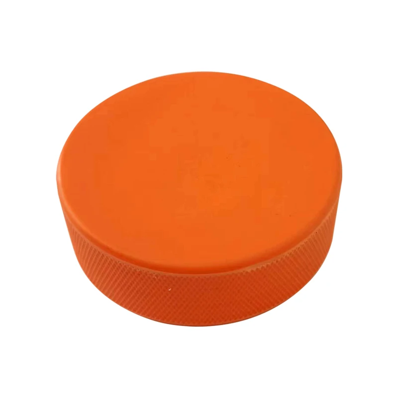 Official Ice Hockey Puck Black/Blue/Orange hockey puck