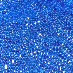 Vibrant 20g Colorful Mini Glass Beads for DIY Crafts & Jewelry Making (Blue)