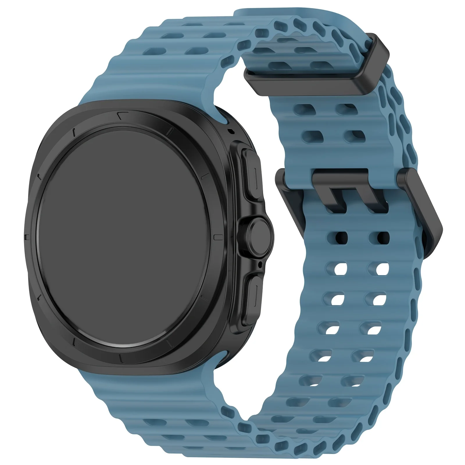 Sports Silicone Strap Bracelet for Galaxy Watch Ultra - Marine Band Accessory