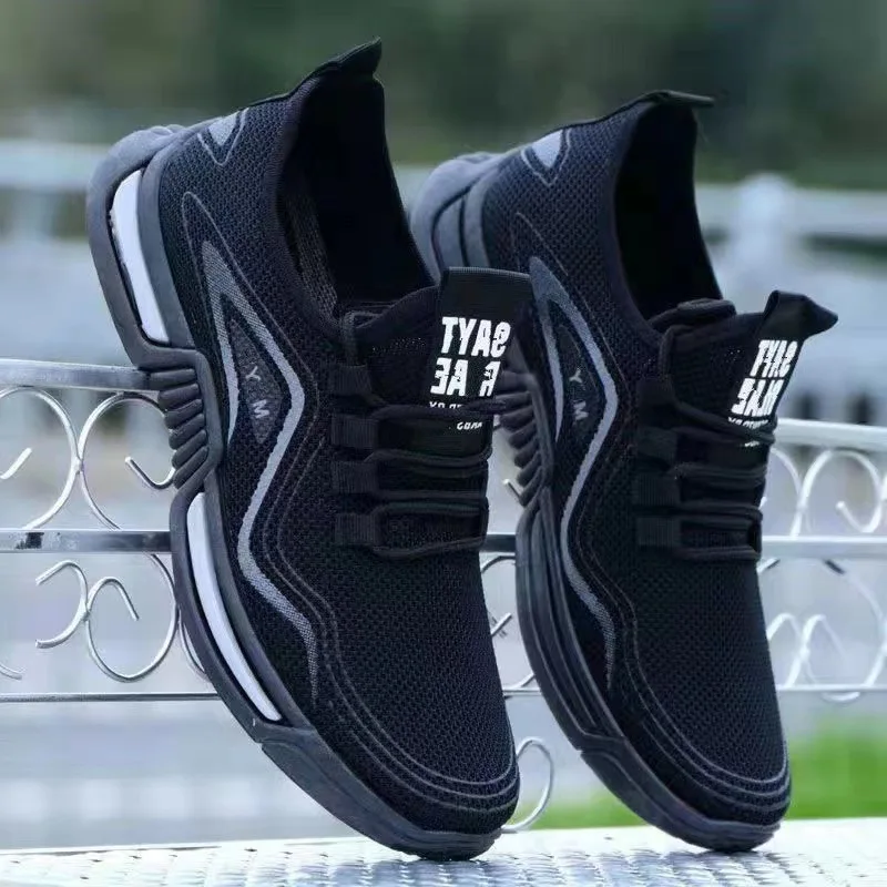 2023 Nya mäns sommarmjuk sula Mesh Sneakers som andas utomhus Löpning Mångsidigt trendigt mode Fritidsskor_voghion.com