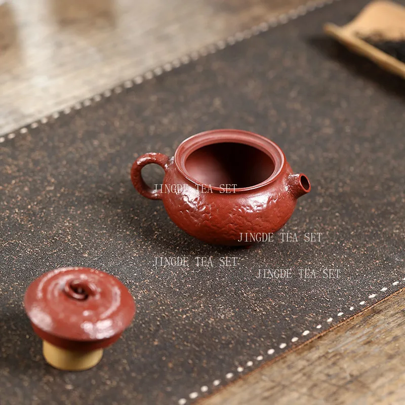 110ml Chinese Yixing Purple Clay Teapot Creativity Handmade Small Capacity Tea Pot Household Beauty Kettle Zisha Tea Set Gifts