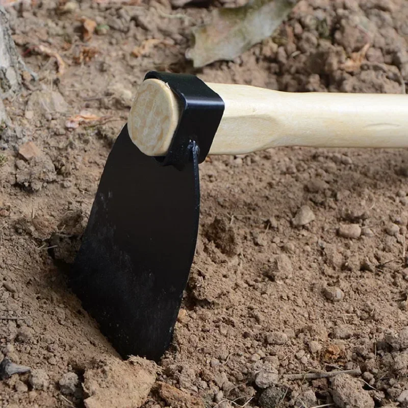 1pc Garden Hoe Tool Durable Gardening Farm Agricultural Tool Vegetable Gardening Hoe Multi-function Outdoor Weeding Hand Tool 2