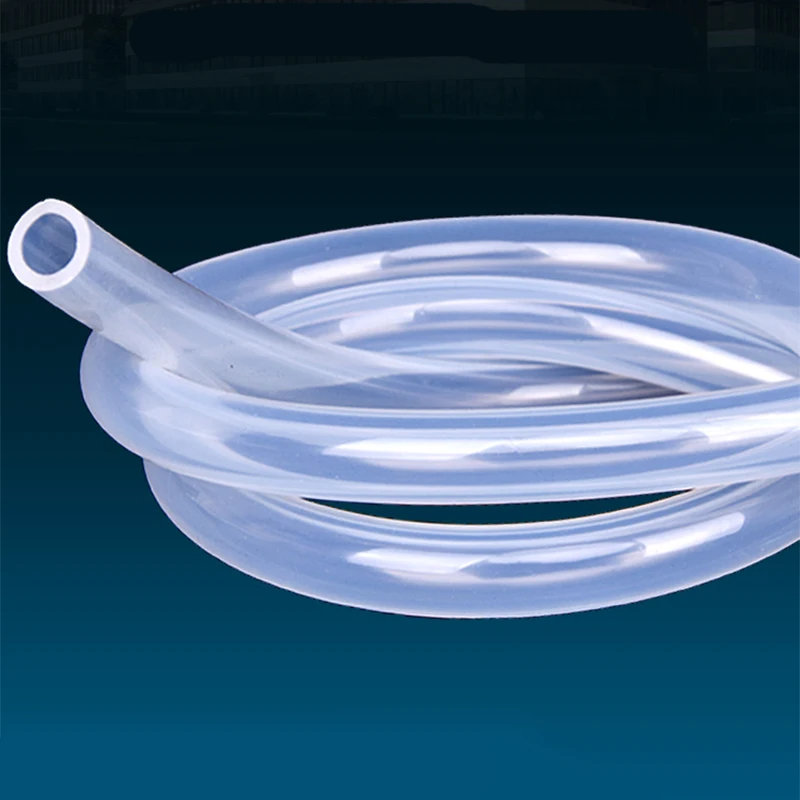 1M/Lot Inner Diameter 2~60mm Food Grade Transparent Silicone Hose Heat Resistant Drinking Water Pipe