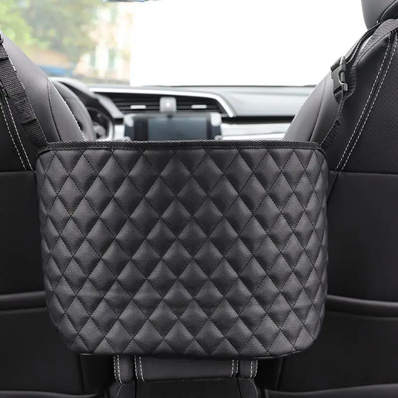 

Car Between Seat Storage Bag Auto Durable Seat Middle Organizer Automobile Between Seat Storage Bag For Purse Bottles Glasses