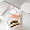 Desktop Cosmetic Organizer 360 Rotating Multi-Layer Dustproof Organizer Makeup Remover Swabs Beauty Eggs Jewelry Puff Organizer 4