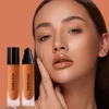 18-color Private Label Liquid Foundation Long-lasting Makeup Oil-control Moisturizer Concealer Matte Full Coverage 3-color Tubes 2