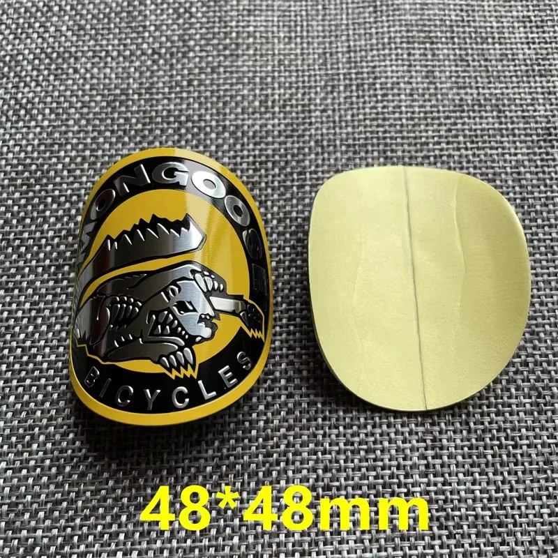 マングースヴィンテージクラシックバイクヘッドバッジアルミ