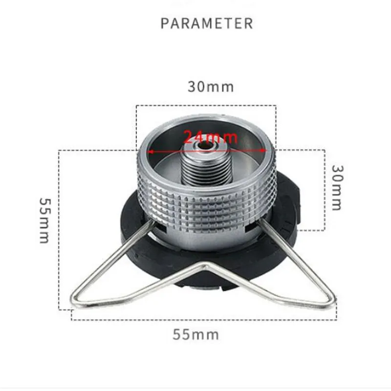 Z10 CAMPINGMOON IPB Conversion Head With Bracket Long Gas Adapter Thread Outer Frame Integrated Completely Sealed Gas Converter