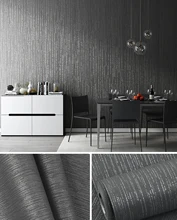 

Nordic Ins Plain Solid Color Wallpaper 3D Vertical Striped Wall Paper Sticker Papel De Parede Mural Living Room Bedroom Grey