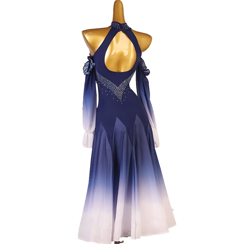 2023 Newest Woman Ballroom Dance Competition Dress Dance Ballroom Waltz Standard Dance Dress Women Ballroom Dress MQ388