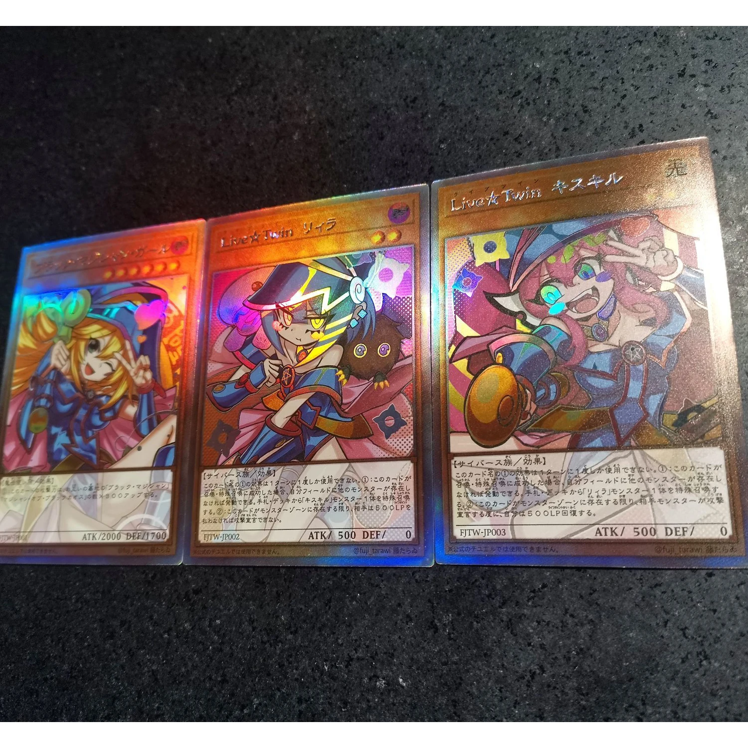 

3 шт./набор, самостоятельное изготовление «сделай сам» Симпатичная коллекционная карточка Dark Magician Girl саржевая цветная вспышка аниме карточка Подарочная игрушка