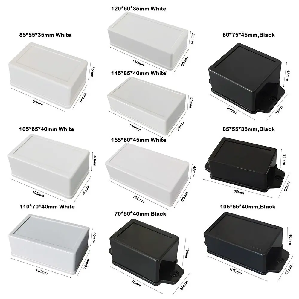 Waterproof ABS Plastic Enclosure Boxes - Versatile Storage Case