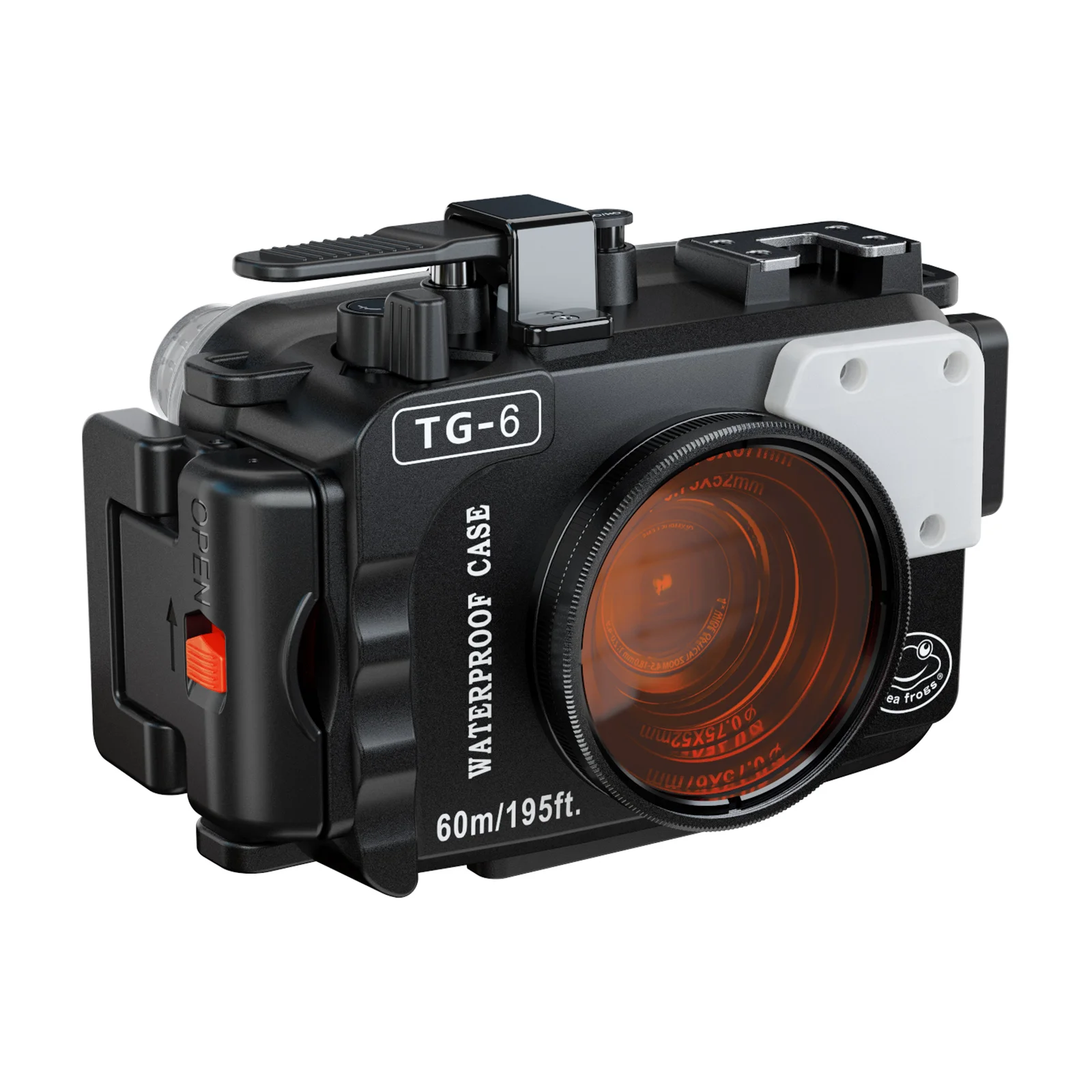 Seafrogs Dome Port Vacuum Pump Device Diving Fill Light Underwater Strobe Photography Accessori Per Olympus Tg6 Housing