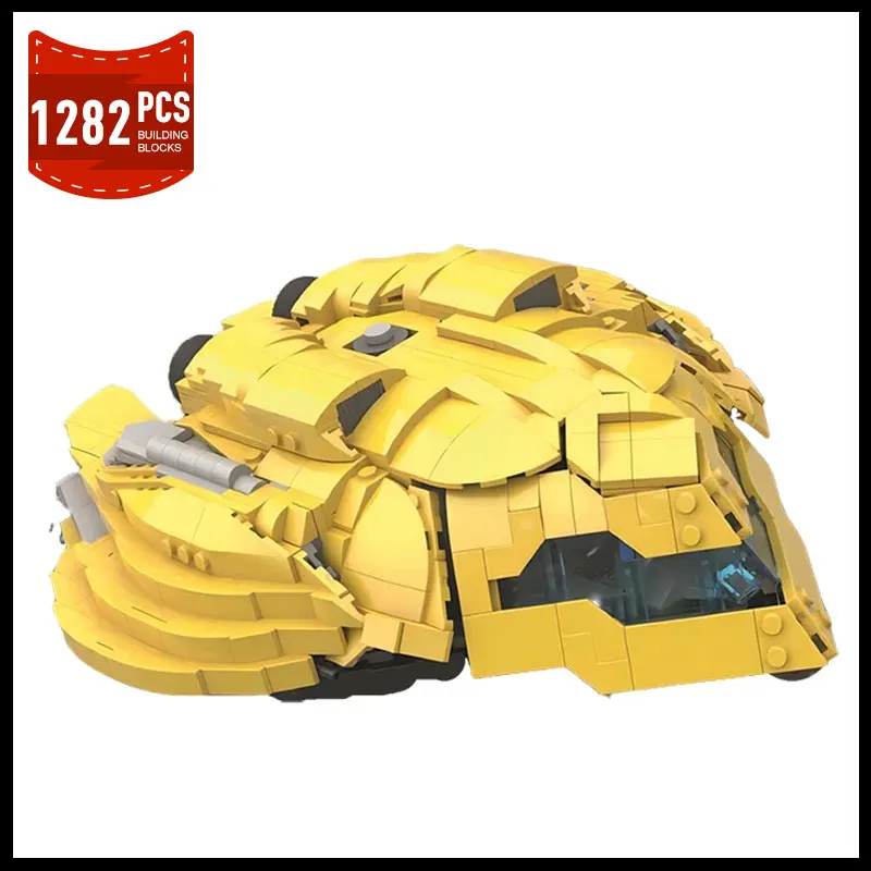 Moc Spaceship Metroides (Gunship Hunter Di Samus Aran) Brick Assembly Model Moc-169335 Brick Toy Regalo Di Compleanno