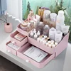 1pc Large Capacity Makeup Organizer for Vanity Desk Organizer with Drawers for Cosmetics Lipsticks Jewelry Care Skincare 6