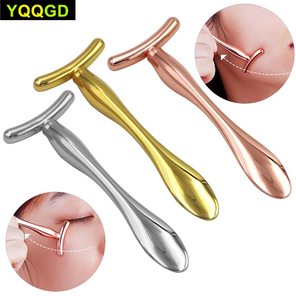 1Pcs Metal Eye Cream Applicator Wand Stick,Massager Skin Care Tools,Face Roller Massager Tool for Reducing Puffiness Wrinkle 1pcs bfr2000 1 4 bfr3000 3 8 bfr4000 1 2 air pump filter pressure reducing valve oil water separator regulator for compressors