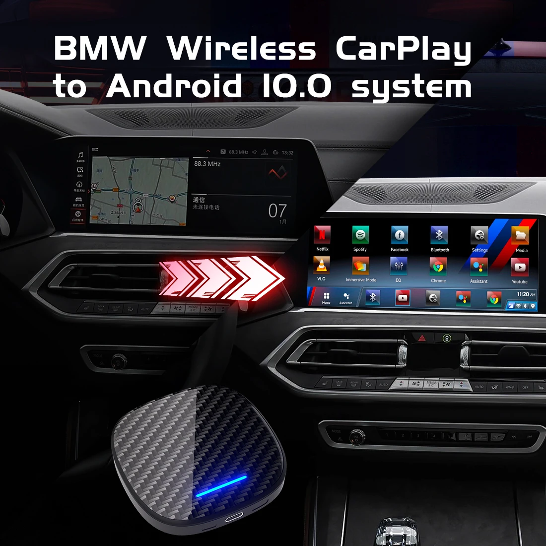 ī÷ Ai IPTV ڽ ȵ̵ 10.0 OS, BMW ID6, ID7, ID8, Ʃ, Ƽ, ʽ, 4G LTE  GPS  BT Ʈ ÷̾ ڽ
