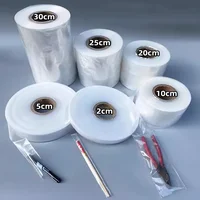 PE Plastic Cylinder Film Thickened Roll Film High-pressure Flat Mouth Dustproof Pack Calligraphy Painting Accessories Storage 1