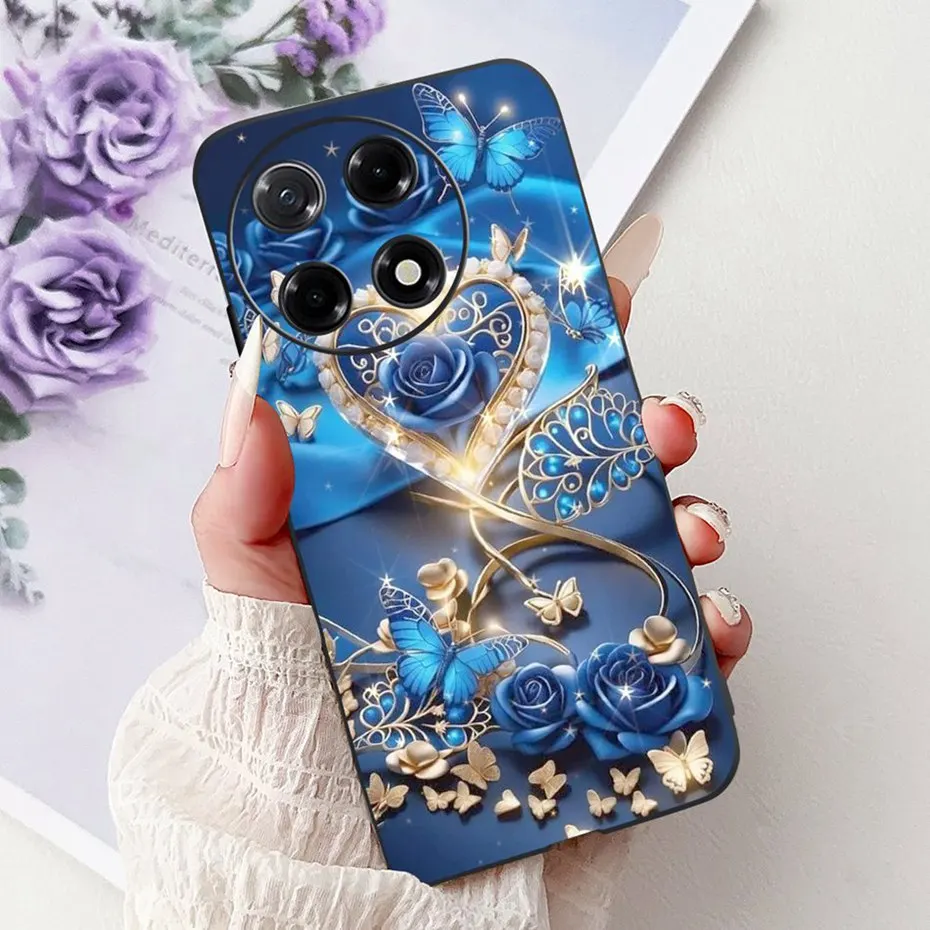 Sleek Black Silicon Soft TPU Phone Case - Modern Design Back Cover