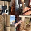 Twisted Jute Rope DIY Cat Scratcher Replacement Cat Tree Climbing Frame Binding Rope Durable Cat Scratching Toy Pet Supplies 3