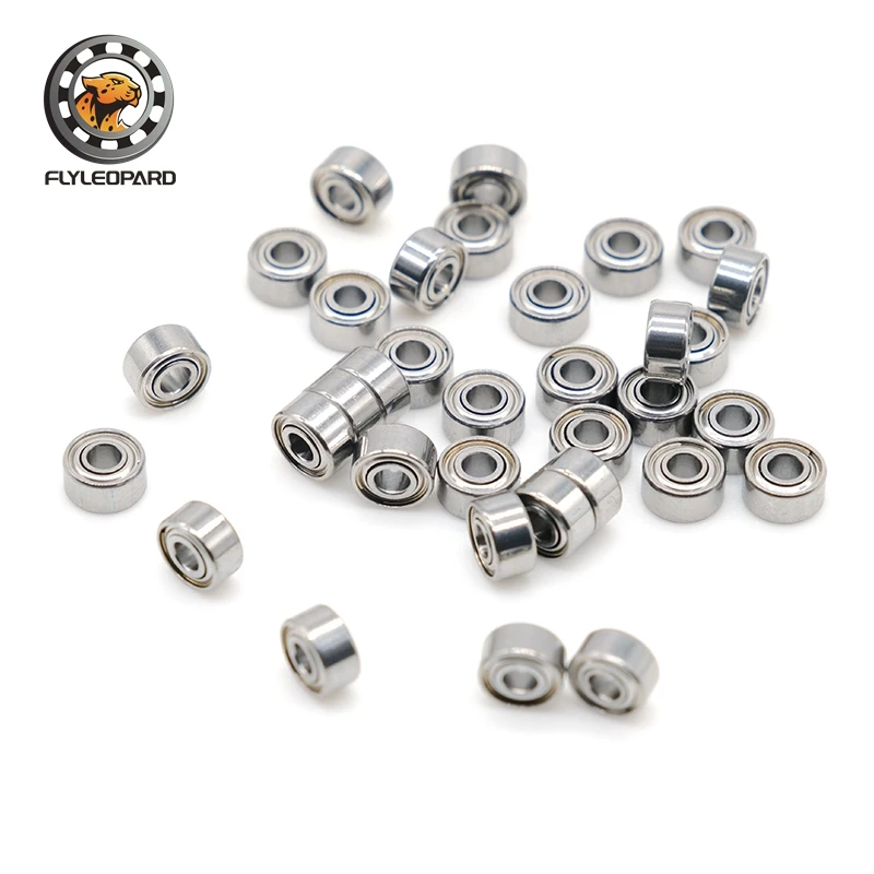 

4Pcs Miniature Bearing 681ZZ 1.5x4x2mm ABEC-7 Metal Shield Ball Bearings Wheel Roller Toy Model
