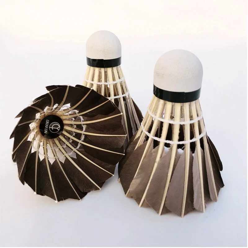 Badminton Black Goose feather Down Badminton Ball Shuttlecock Outdoor Sports Fitness Accessories airshuttle federball