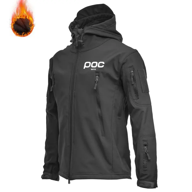 Waterproof Thermal Cycling Jacket Windbreaker Ski Coat Hiking Rain Camping Fishing Tactical Clothing Men&Women S-3XL MOTO POC
