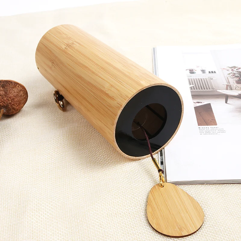 Handcrafted Bamboo Wind Chimes - Sound Healing Musical Wind Bells for Home and Garden Decor
