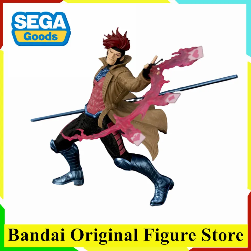 Original SEGA ACT CUT X-Men Gambit Action Figure Toys PVC Model