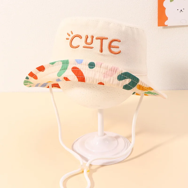 Korean Baby Sun Hat - All Season Soft Fisherman Bucket Cap for Boys Girls 0-12 Years, UV Protection Travel
