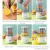 Extractor Fully Automatic Fruit Household Juicer Portable Juice Machine Residue Separation Bidirectional Spiral Fruit Juicer Cup 3