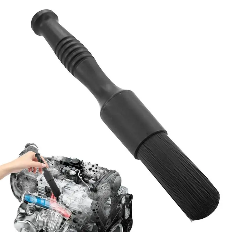 

Car Wash Brush Small Automotive Detailing Brush Super Soft Kit With Rubber Handle Interior Cleaning Tool Car Wheels Tires Engine
