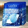 SADOER 24K Gold Crystal Collagen Eye Mask Anti Dark Circles Removal Eyes Bags Moisturizing Eye Patches Gels for Eyes Skin Care 5