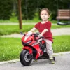 HOMCOM Honda Licensed 6V Kids Electric Motorbike Ride On Car for 3-5 Years