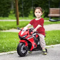 HOMCOM Honda Licensed 6V Kids Electric Motorbike Ride On Car for 3-5 Years