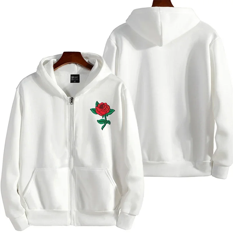 thumbnail image 1 of Sudadera con capucha Y2K con cremallera para hombre y mujer, suéter de gran tamaño con estampado de letras de Hip Hop, chaqueta Punk Harajuku, abrigo, Tops, ropa de calle, novedad de 2023, 1 of 3