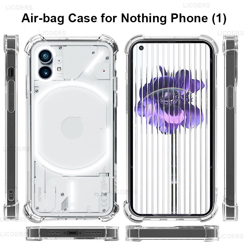Airbag Case for Nothing Phone 1 One Phone1 (1) 6.55 inch Cover