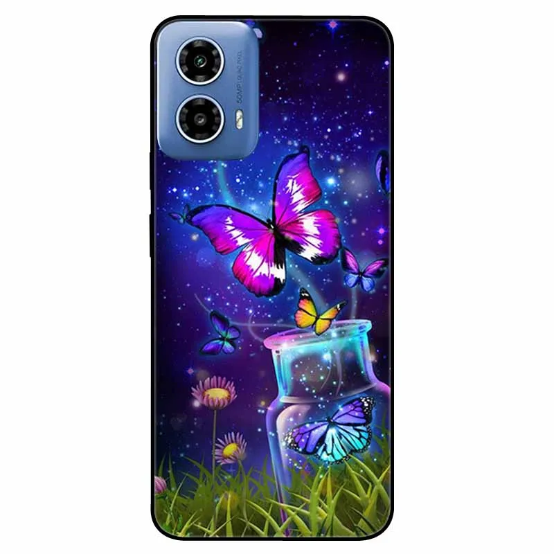 Soft Silicone Fashion Animals TPU Bumper Luxury Phone Case with Painted Design