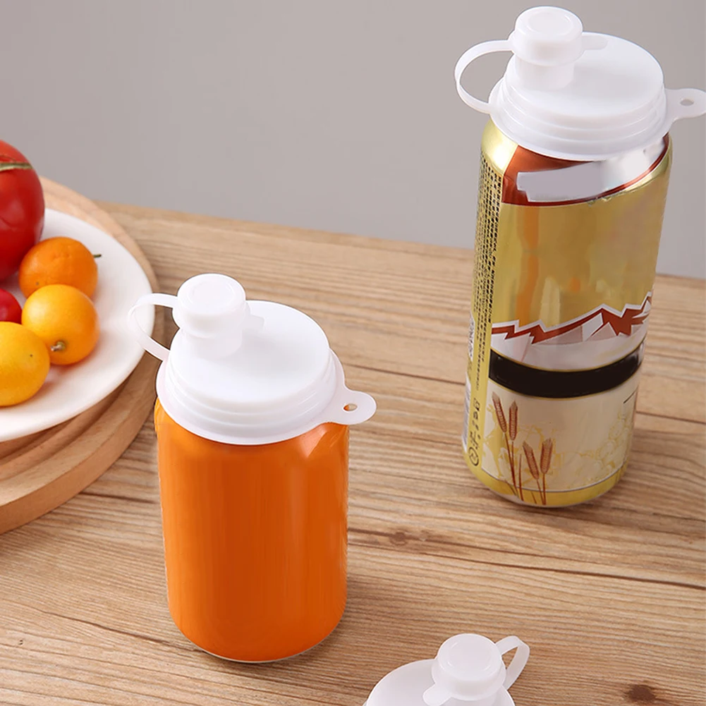 Soda Can Beverage Dust Cover Leakproof Fresh-Keeping Covers Reusable Soda/Beer/Juices Savers Lids Covers For Home Travel Camping