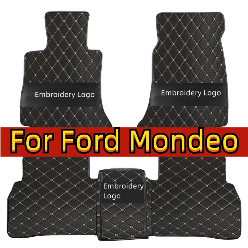 

Car Floor Mats For Ford Mondeo Fusion Mk V 4 2017~2021 Anti-dirt Pads Rug Waterproof Floor Mats Reduces Friction Car Accessories