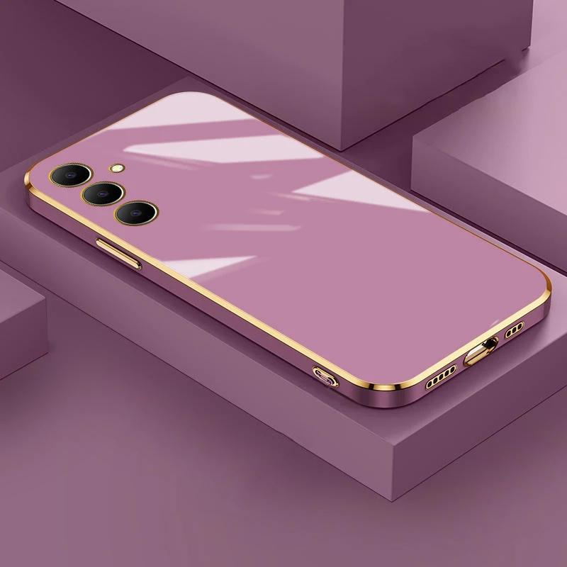 thumbnail image 1 of Case For Samsung Galaxy A05S A14 A15 A05 A04 A52s A04S A24 A25 A34 A54 A52 A13 A32 A23 Luxury Plating Soft Silicone Phone Cover, 1 of 5