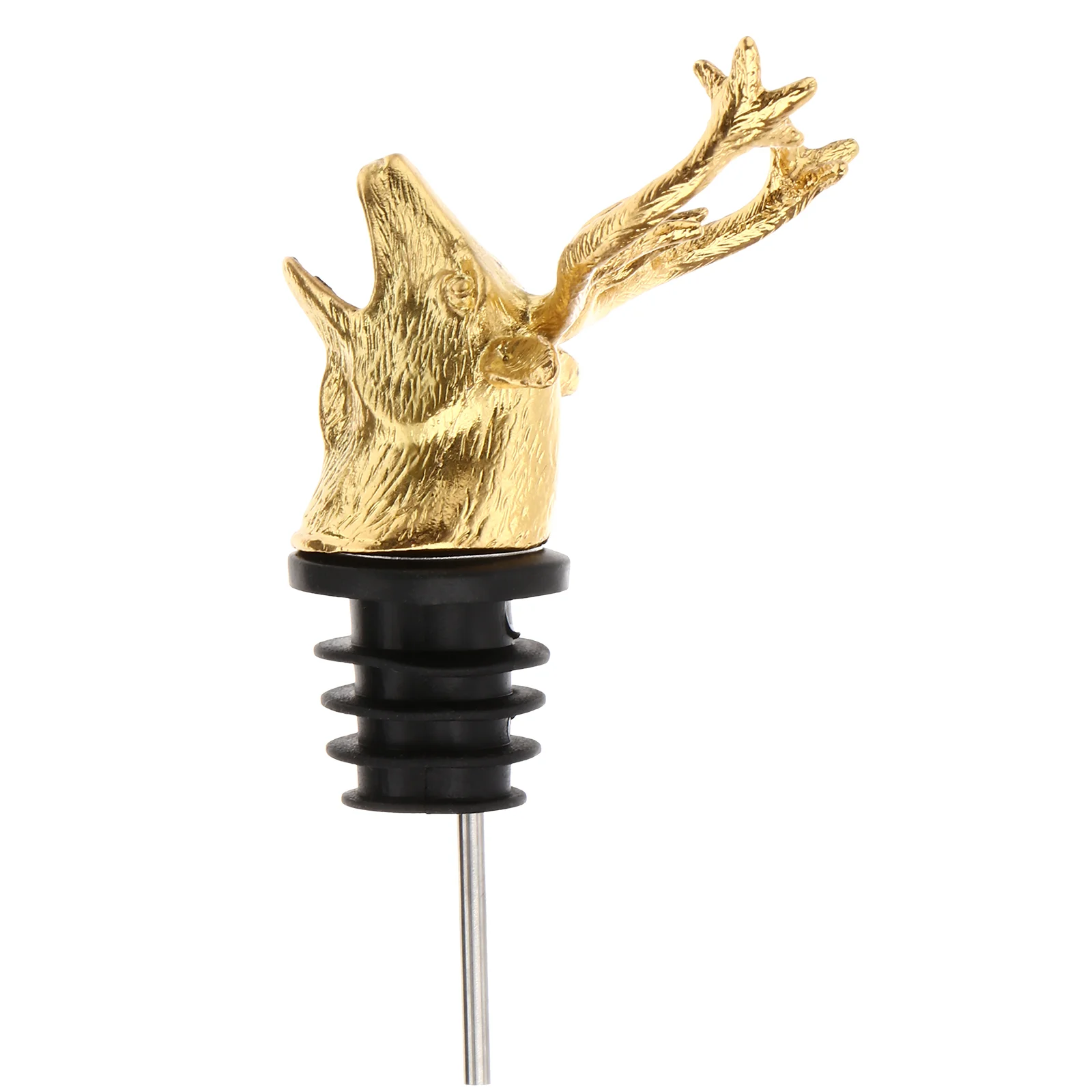 

1 Pc Pourer Aerator, Stopper Creative Golden Stopper for Home Party Bar