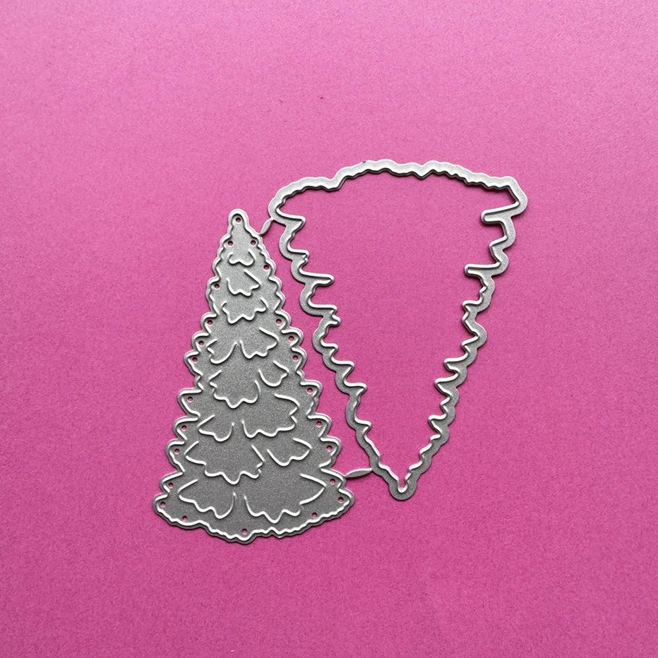 

Pine tree Scrapbooking Cutting Dies Yiwu stock clearance DIY Paper gift Card Making metal craft Album