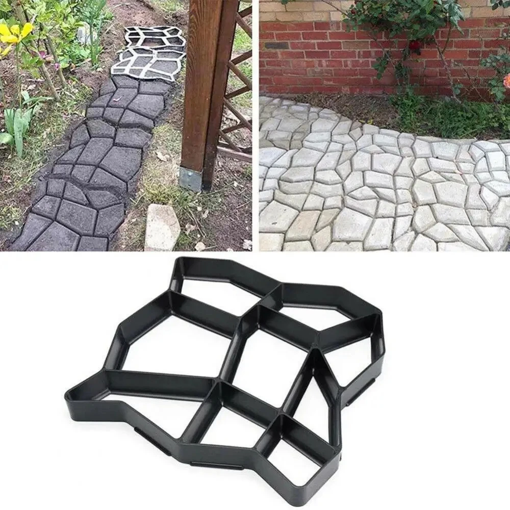 Garden Garden Paving Mold Floor Mold Walking Pavement Concrete Paving Cement Brick Stone Road Floor Molding Machine