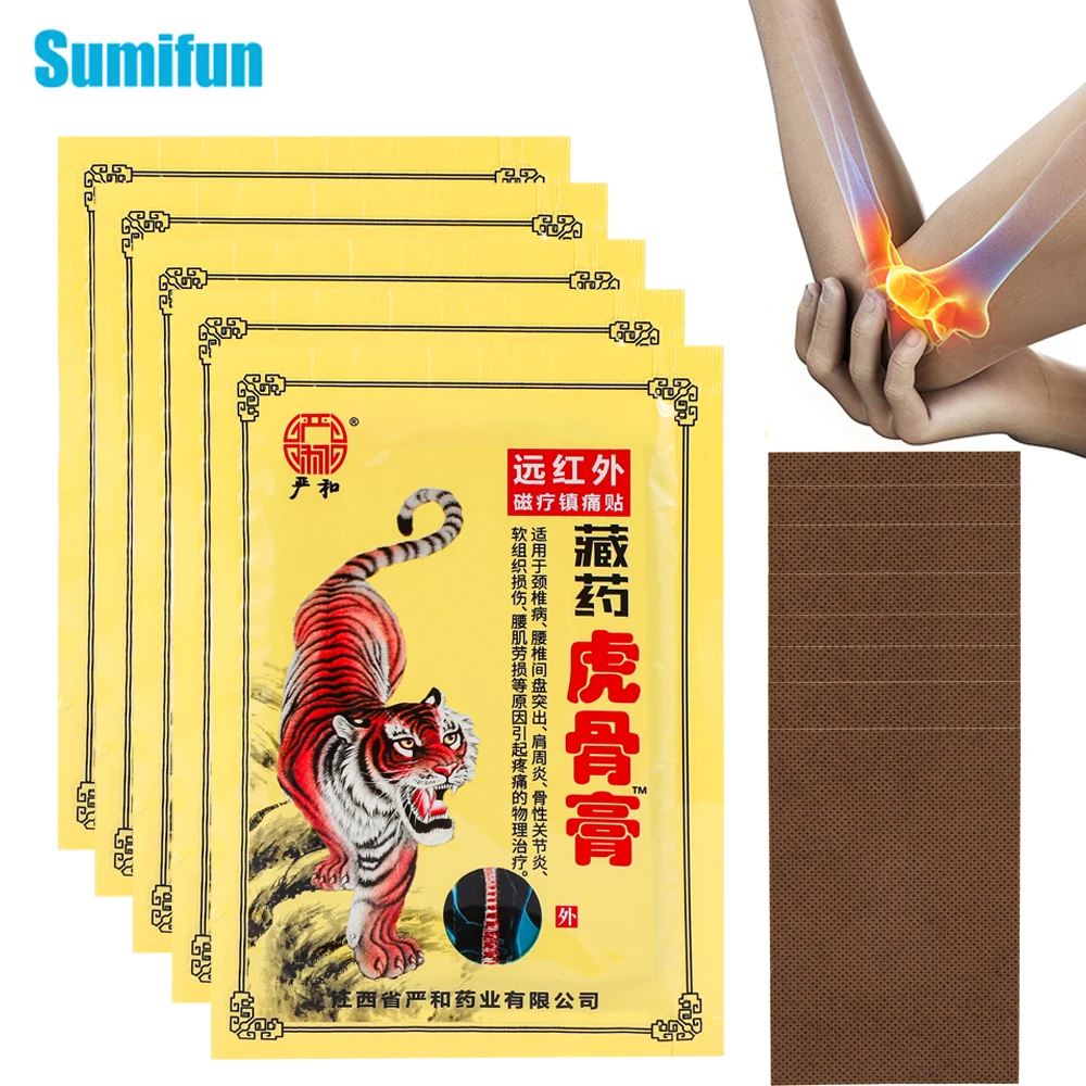 

8/24/40Pcs Tiger Balm Pain Relief Patch Muscle Joints Sprain Ache Plaster Rheumatoid Arthritis Lumbar Analgesic Medical Sticker